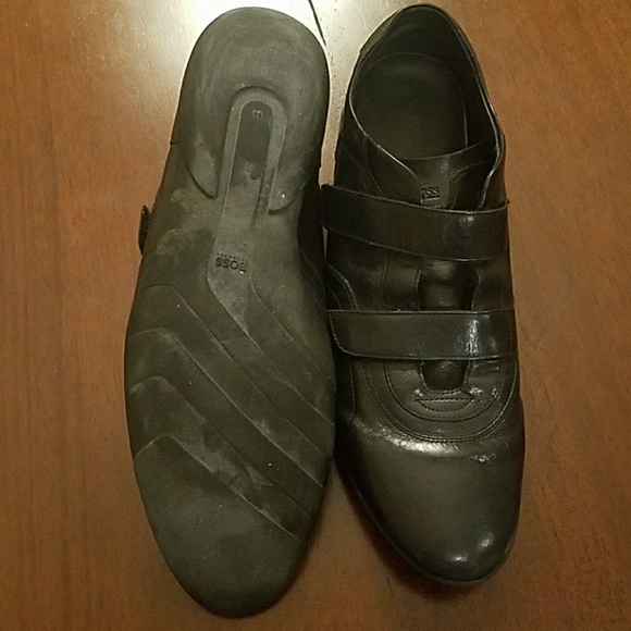 Hugo Boss Black Leather Velcro Strap 